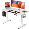Veken 47.2 Inch Electric Standing Desk, Height Adjustable Sit Stand