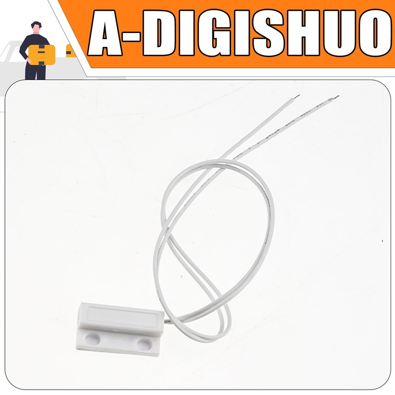 A-DIGISHUO 3PCS MC-38 Wired Security Window Gate Contact Sensor Alarm