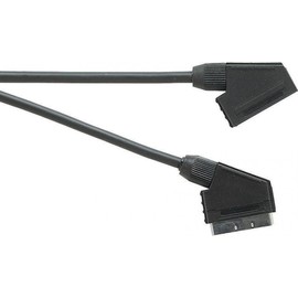 Scart Plug to Scart Socket, Black