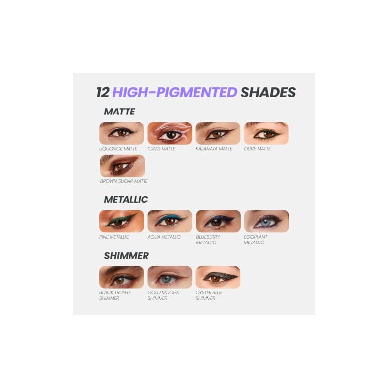 Wonderskin Eyeliner Pencil 1440 Longwear Eyeliner Waterproof & Smudge Proof