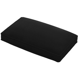 Belffin Velvet Back Cushion for Modular Sofa Rectangle Throw Pillows Soft Back Cushion Black