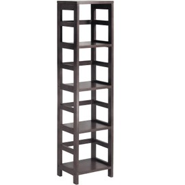 Winsome Leo Beech Wood 4-Tier Shelf, Espresso92514