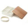 Miyoshi Seisakusho Bento Store 0601-0039 Wooden Lid Lunch Box, Tosa
