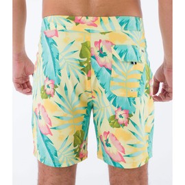 Hurley Men's Board Shorts, Yellow (pineapple)