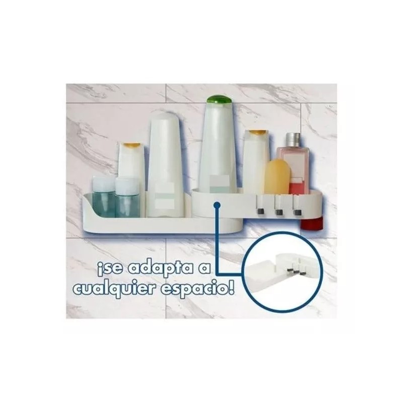 Kuk Rack Organizador De Pared Ajustable Baño Cocina