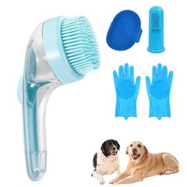 5pcs Dog Bath Brushes,Pet Bath Brush Set for Dogs and Cats, Massage Grooming Brush for Long and Short Haired Pets, Dog Washing for Bath Time Cleaning