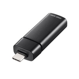 Sanwa Supply USB 5Gbps Type-C Card Reader ADR-5TCMSD1BK