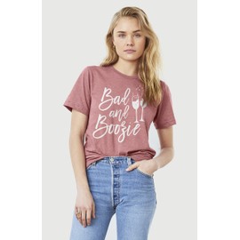 Classy Mood Bad and Boozie Bridesmaid Bachelorette Party Shirts Bridal Party T-Shirt Wedding Team Tshirt Bridesmaid Proposal Gift