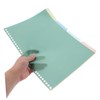 TEHAUX 6 Sets A4 Binder Dividers Pp Material Notebook Index