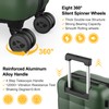 MGB Carry On Luggage 22x14x9 Airline Approved with TSA Lock,