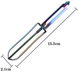 3 Pieces Vegetable Peeler Stainless Steel Rotary Peeler Potato Peeler for The Kitchen Peeling Apples Vegetables Carrots