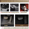 XYHGM Aluminum Alloy Pedals Cover for Toyota Camry 2025 Non-Slip