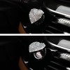 TOMALL Bling Car Engine Start Button Cover Diamond Interior Crystal