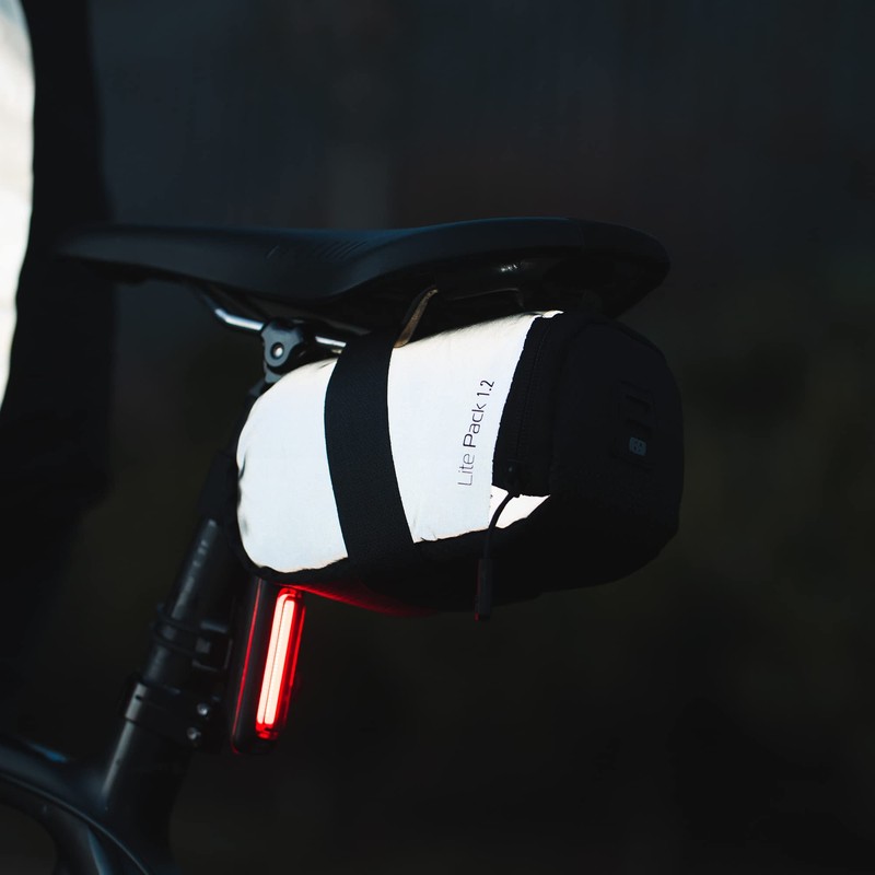 Oxford Lite Pack 1.2 Bicycle Saddle Bag. Reflective.