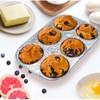 Waytiffer Muffin Pan | 6-Cup Cupcake Aluminum Pans Favorite Muffin