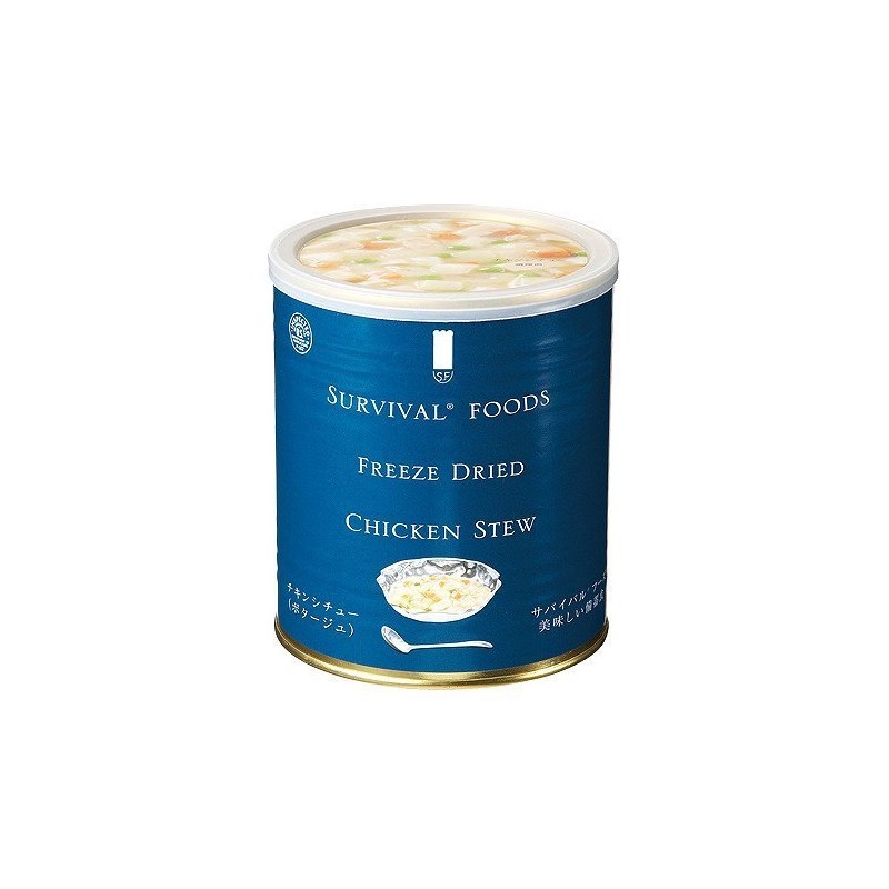 Survival Foods Small Tin Chicken Stew, 3.6 oz (104 g)
