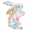 Rabbit Statue Nordic Style Handcrafted Painted Resin Rabbit Desktop Ornament