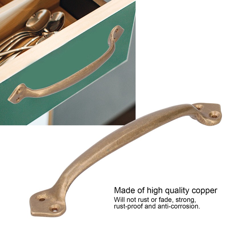 Antique Copper Handle Wardrobe Drawer Furniture Door Hardware Cabinet Pull