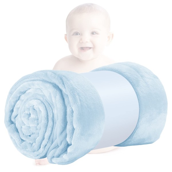 HUIEYE Cuddly Blanket, Fluffy, Baby Blanket, Flannel, Toddler, Warm Plush,