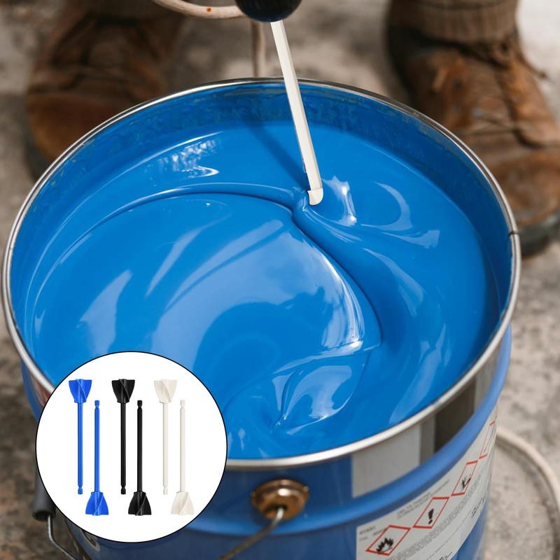 Reusable Paint Mixer for Dril, 6 Pcs Paint Stirrer, Mixing