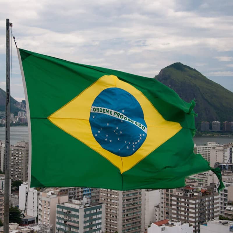 Large Brazilian Brazil Flag Heavy Duty Outdoor 90 X 150