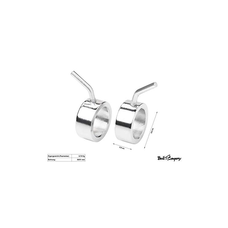 Professional Olympic Clasps Chrome - Olympic Setting Rings 50/51mm (Pair)