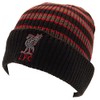 Liverpool Fc Winter Knitted Bobble Hat Beanie Grey Black Red