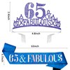 Hapdoo Royal Blue 65th Birthday Decoraions for Women, 65th Birthday