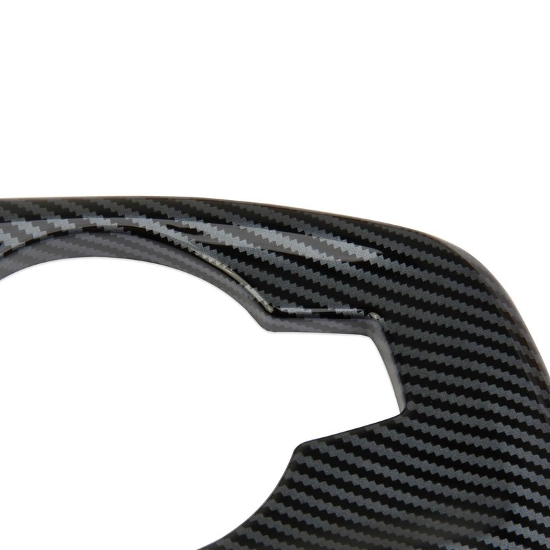 Korlot Carbon Fiber Center Console Gear Shift Head Cupholder Panel
