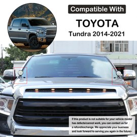 Car Hood Light Mount Brackets Compatible with Toyota Tundra 2014-2021 Truck Hood LED Spotlight Work Light Mounting Bracket Holder Kit Pillar Pods Hood Hinges Hood Light Bracket Auxiliary Accessories
