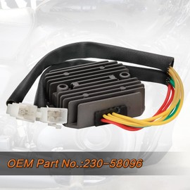 LKV #230-58096 Voltage Regulator Rectifier Compatible with Honda 750 VF750C Magna 94 95 96 97 98 99 00 01 02 03 Deluxe 97 98 99 00 31600-MZ5-003