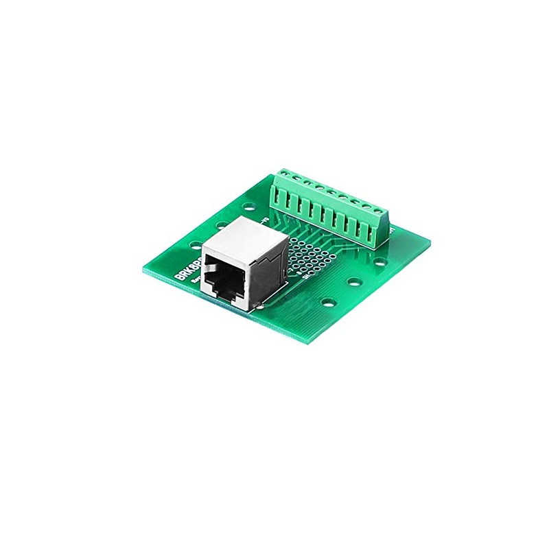SIENOC RJ45 / 8P8C to Screw Terminal Breakout Board with