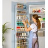 Mefirt White 12 Inch Wide Narrow Over The Door Pantry