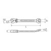 Kyoto Machine Tools (KTC) Oscillating Brake Pipe Glasses Wrench MZF-10