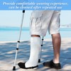 Geyoga 2 Pack Cast Socks Toe Cover for Leg, Ankle