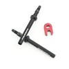 Fouriers Tubeless Presta Valve Extension with Central Nut (Pack of