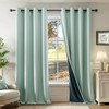 Beauoop 100% Blackout Curtains 96 Inch Long 2 Panels for