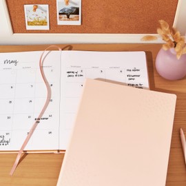 Erin Condren 8" x 10" 12 Month Soft Bound Life Planner - Blush with Horizontal Layout for Weekly, Monthly & Yearly Planning | 12 Months of Undated Planning, 80 lb. Mohawk Premium Paper