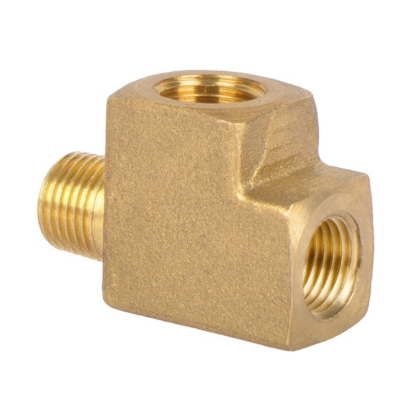 JUWO 1/8" NPT Female × 1/8" NPT Male × 1/8"