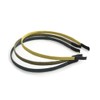 Vingtaine HK-273-BR- Headband with Glitter Thin Solid Color Delicate Office