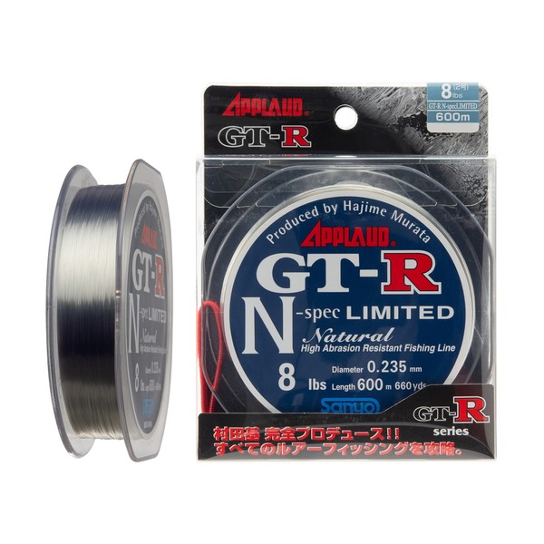 Sanyo Nylon Line, Aplode GT-R N-Spec Limited, 138.3 ft (600 m), No. 3, 12 lb, Water Gray