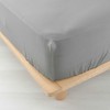 douceur d'intérieur, Fitted Sheet (140 x 190 cm) Angelia Grey,