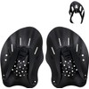 SantTop Contour Swim Paddles Hand, Swim Training Hand Paddles with