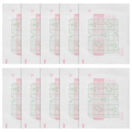 Veemoon 10pcs Waterproof Dressings, Island Waterproof Bandage Breathable Non-Woven Dressing Prevent Infection for Skin Protection Swimming Shower