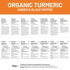 Organic Turmeric 2280 mg (High Dose) with Black Pepper &