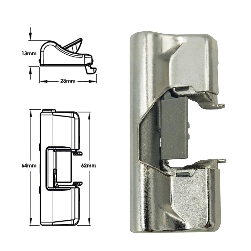 Set of 3 Add On Soft Close Cabinet Hinge Adaptor