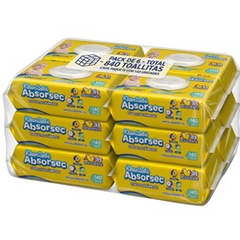 Toallitas Húmedas Kleenbebe Absorsec Pack 840 Pzas Total