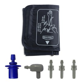 Fadbudss Extra Large Blood Pressure Cuff 22-52CM, with 6 Connectors Compatible with Omron BP Most Blood Pressure Monitors, Replacement Arm Circumference Cuff for Big Arm Adults Seniors Elderly