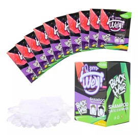 ¡Q Prro Wey! Tinte Shampoo Express, Cabello Negro, Orgánico/natural 10pzs