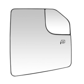 Senzeal Passenger Side Heated Mirror Glass Replacement with Blind Spot for Ford F150 2015 2016 2017 2018 2019 2020 Replace FL3Z17K707A (Right Side)